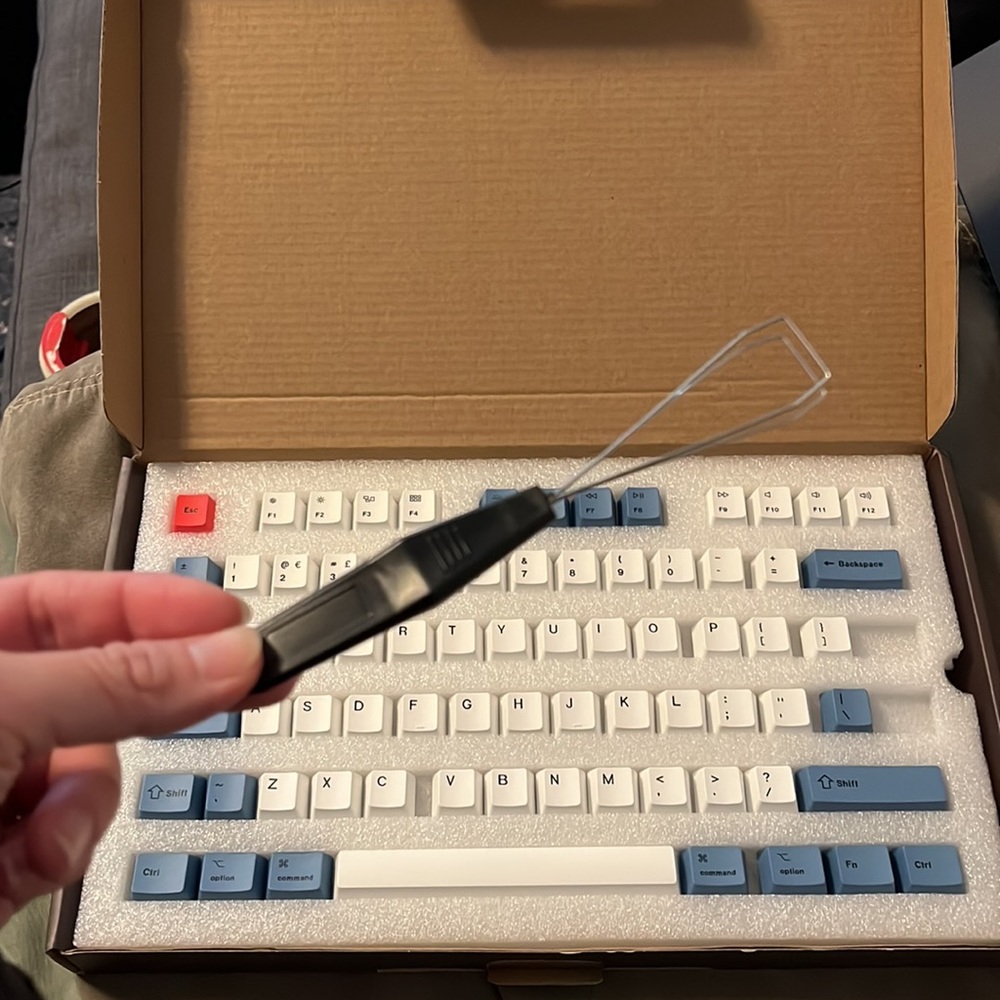 Keychron Keycap Set - Blue & White - Picture 5 of 6